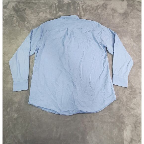 Tommy Bahama Men's Blue Sz XL Long Sleeve Button Front Shirt 100% Cotton C26-10 - Picture 8 of 9
